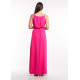 Envy pink szatén maxi ruha