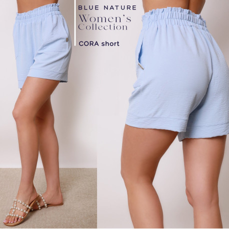 Blue Nature Cora short