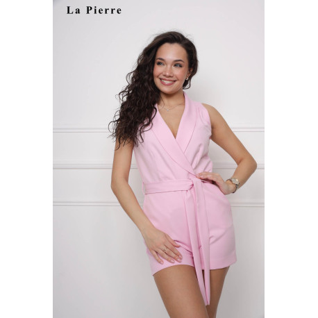 La Pierre Fatima shortos overál (rózsaszín)