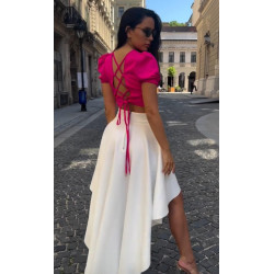 Envy hátul fűzős crop top