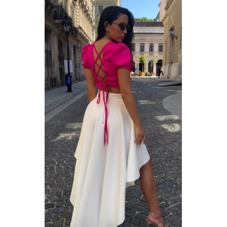 Envy hátul fűzős crop top