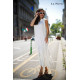 La Pierre Rocky maxi ruha (fehér)