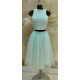 Multicolor-menta flitteres top