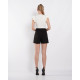 Envy átlapolt skort (fekete)