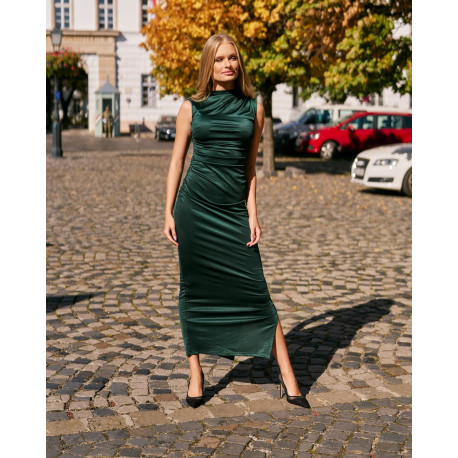 Envy sötétzöld maxi ruha