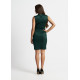 Envy oldalt húzott ruha (zöld)