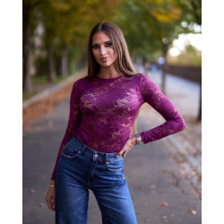 Envy csipke body (püspöklila)