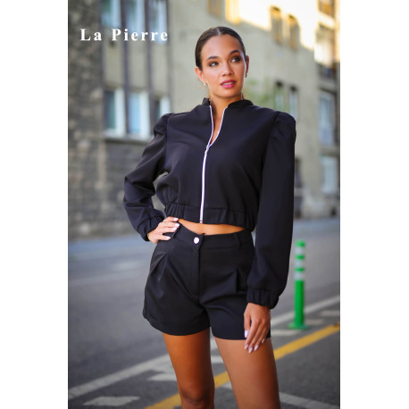 La Pierre Aneka kabát (fekete)