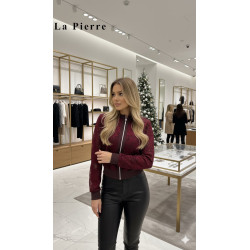 La Pierre Bianco kabát (bordó)