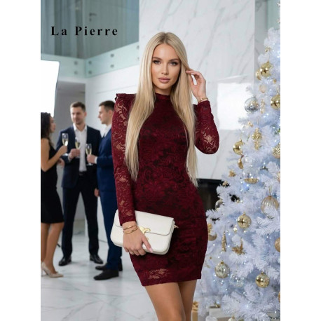 La Pierre Mercato ruha (bordó)