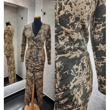 Envy csipke mintás ruha (arany)