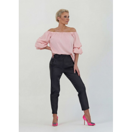 Envy ejtett vállú felső (púderrózsaszín)