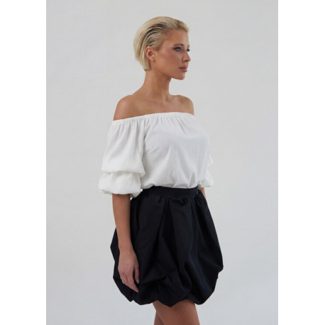 Envy ejtett vállú felső (törtfehér)