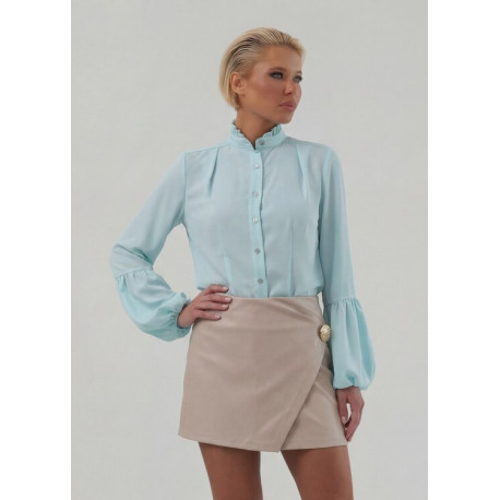 Envy tölcsér ujjú blúz (menta)