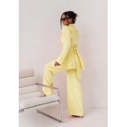 Garnitúra vaníliasárga /blézer+nadrág/