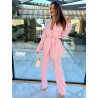 Rózsaszín garnitúra /blézer+nadrág/