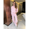 Rózsaszín kétrészes szett (kabát+nadrág)
