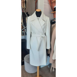 Barna szövet kabát