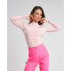 Envy tűzött, magas derekú nadrág (pink)