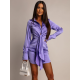 Szatén ruha (lila)