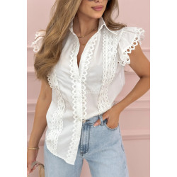 Madeirás blúz (törtfehér)