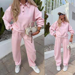 Rózsaszín kétrészes szett (kabát+nadrág)