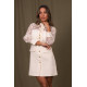 Csipke ruha (ecrü)