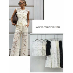 Virág mintás kétrészes szett (nadrág+felső)