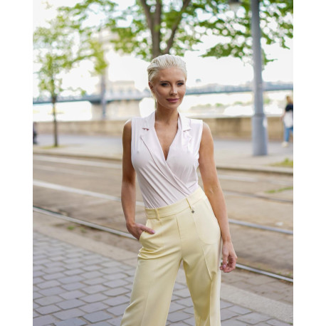 Envy blézer fazonú body (babarózsaszín)